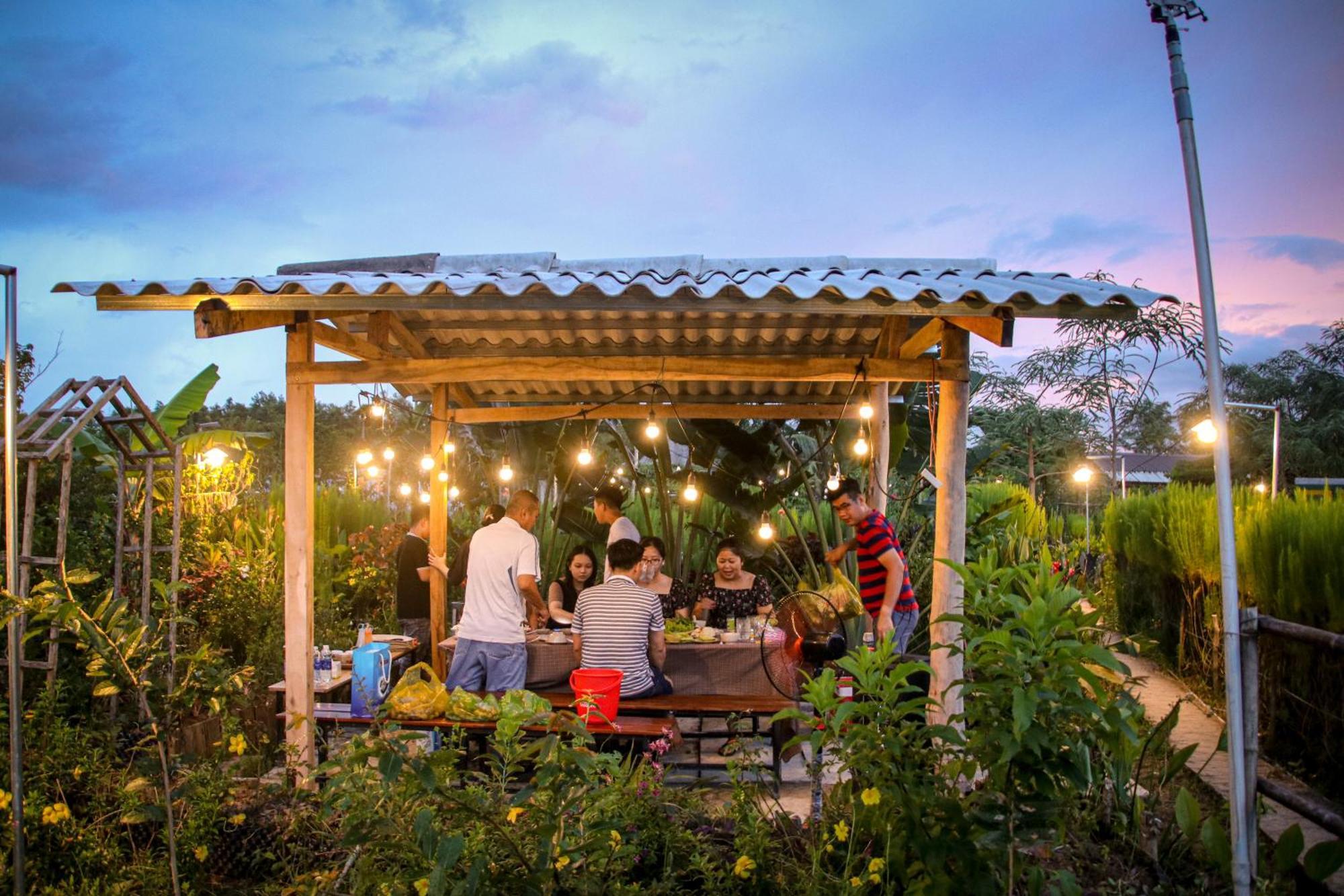 Bungalow - Farmstay Hoa Rung U Minh Cà Mau Buitenkant foto